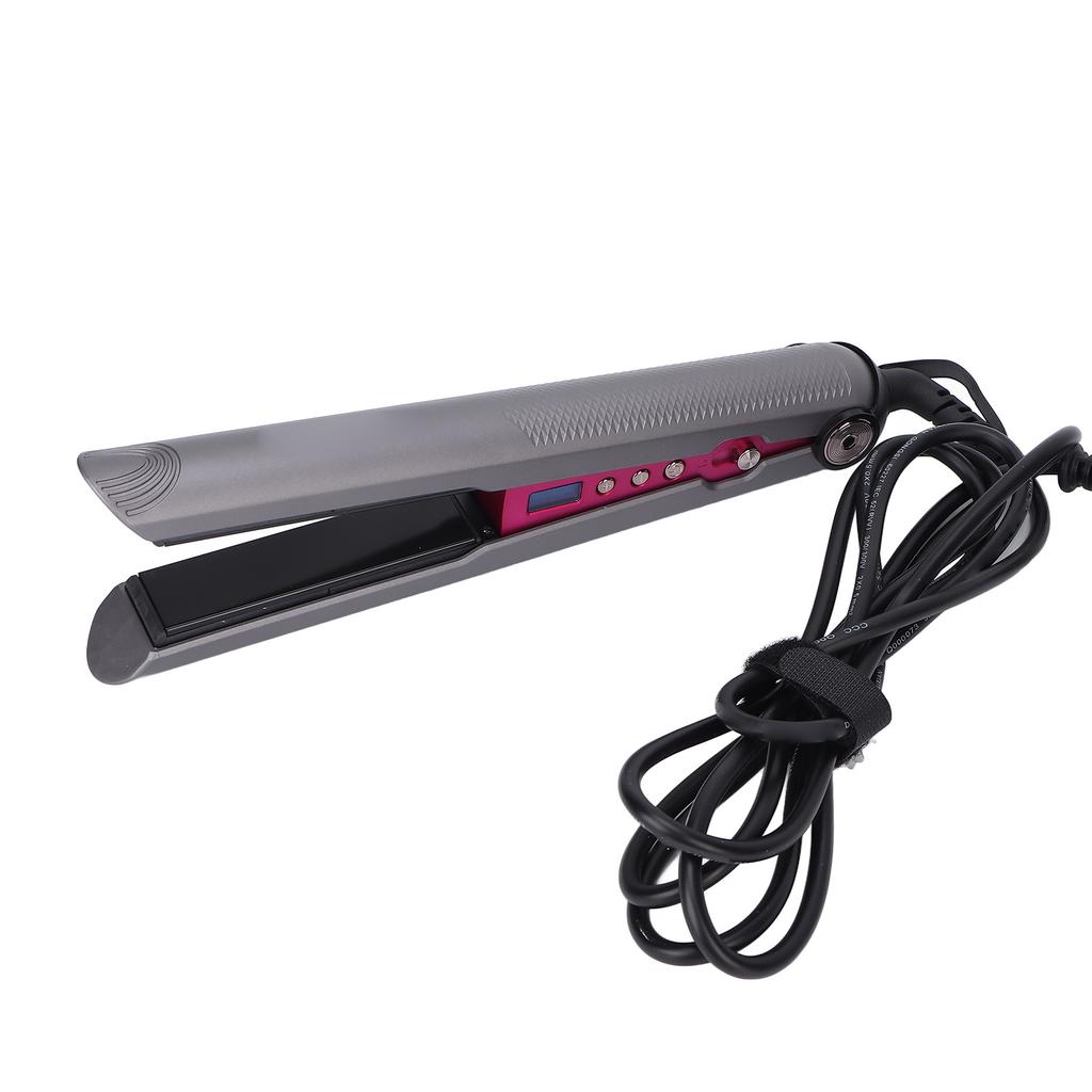 2 In 1 Hair Straightener Professional Heating Straightening Curling Flat Iron with LCD Display