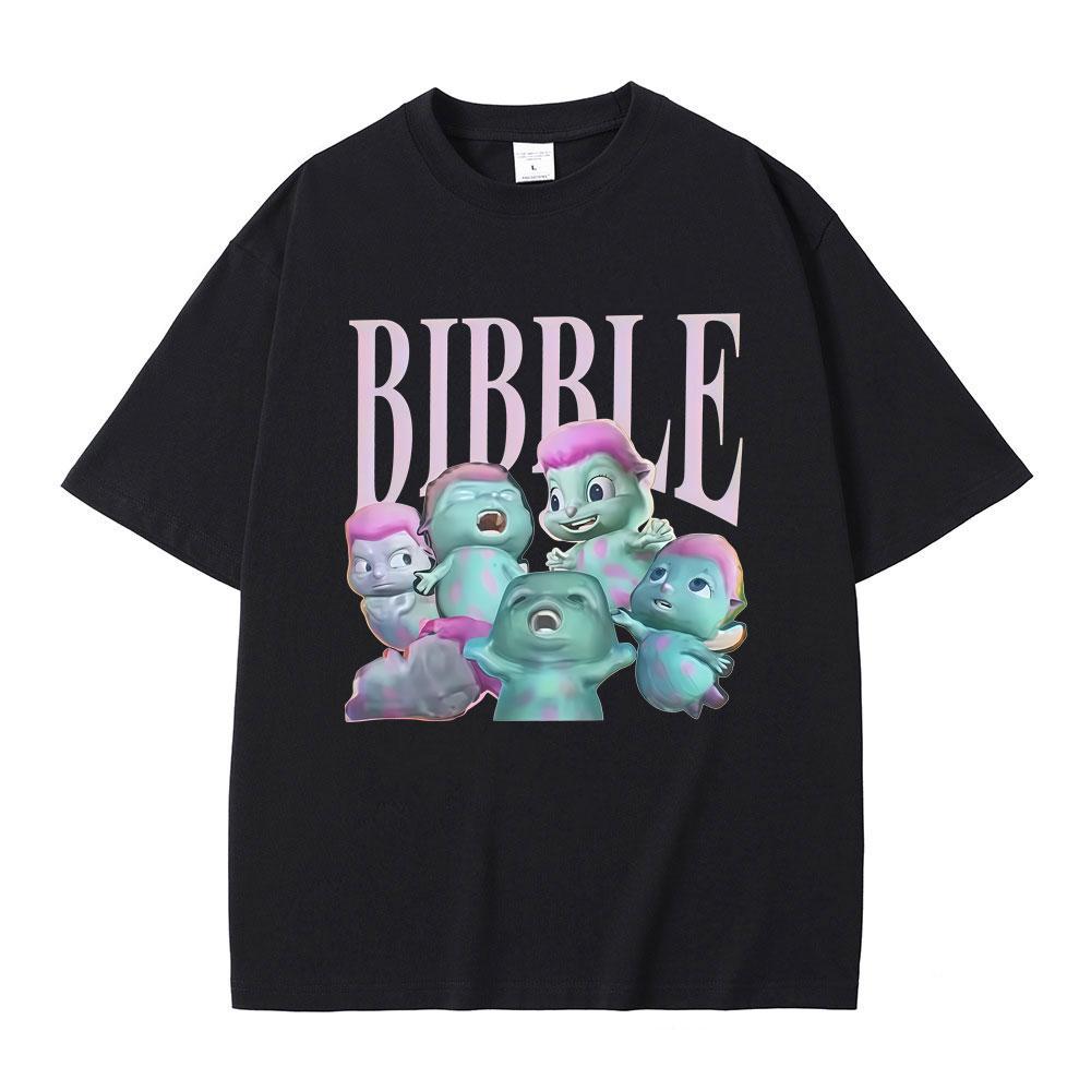 Funny Bibble Graphic T Shirts Unisex Women Casual Humor Short Sleeve Tshirt Oversized Streetwear Unisexs Pure Cotton Tops Tshirts