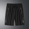 Summer Quick Drying Ice Silk Sports Casual Five Quarter Pants Plus Size Beach Men’s Shorts