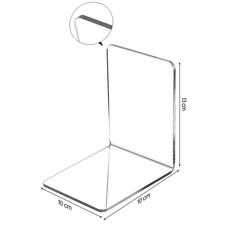 Акриловые подставки для книг, книжная полка, настольная декоративная стойка для хранения