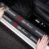 4Pcs Car Threshold Door Sill Protector Anti Scratch For Alfa Romeo Giulietta GT 159 147 156 Mito Brera Giulia F1 Stelvio Volan neg855