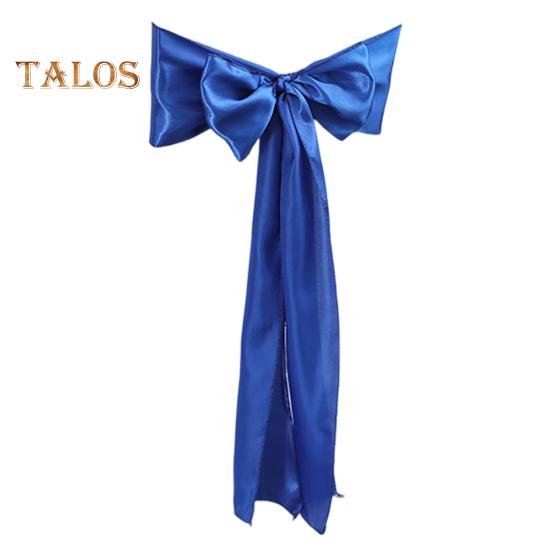 10 шт. чехлов на спинки стульев, атласные чехлы на стулья, большой бант, декор для праздников, свадеб, банкетов, подвязки для стульев для столовой