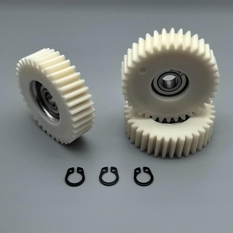 3PCS 36T Bicycle Wheel Hub Motor Right-Hand Helical Gear Nylon Gear 48x13.4x8mm With Bearing For Bafang Motor Electric Bike