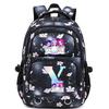 Animation Cartoon Letter Printing Large Capacity Shoulder Bag Lightweight Primary And Secondary School Students Leisure Schoolbag