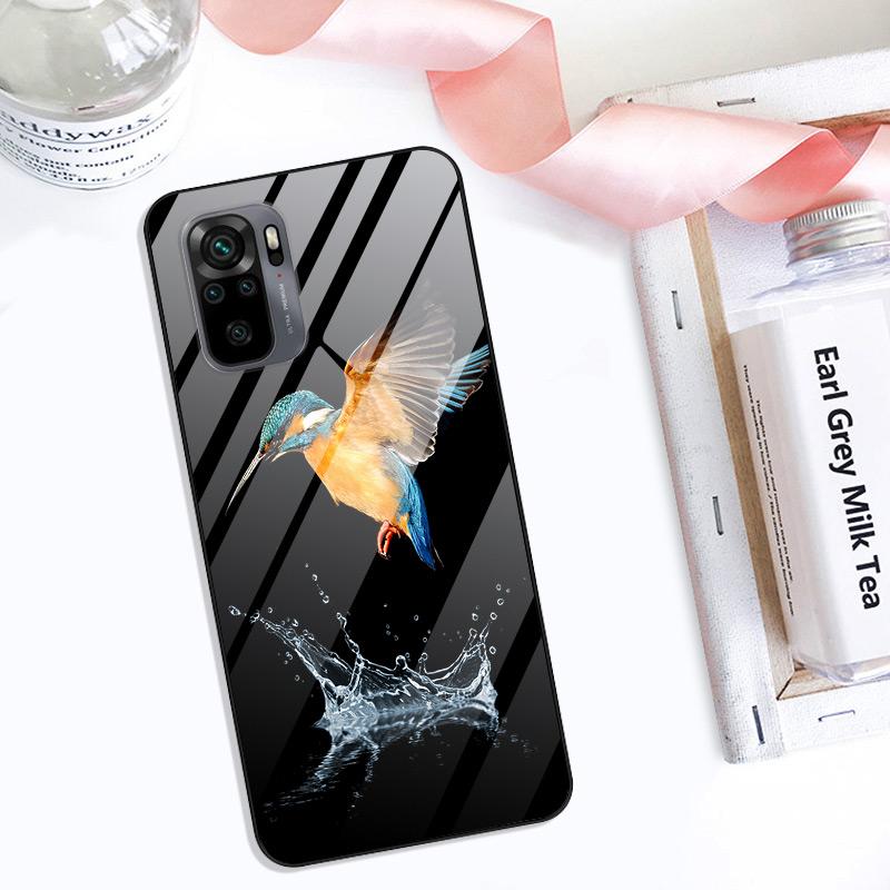 Закаленное Стекло Чехол Для Xiaomi Redmi Note10 Pro Чехол Стеклянная Задняя Крышка Для Xiaomi Redmi Note 10 10Pro Max Чехол Note10 5G Корпус