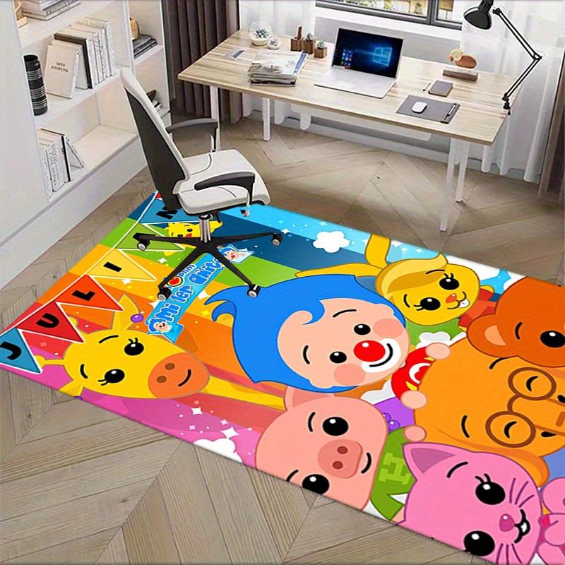 1pc Plim Plim Office Carpet Soft Polyester Non slip Machine Washable Indoor Carpet Living Room Bedro