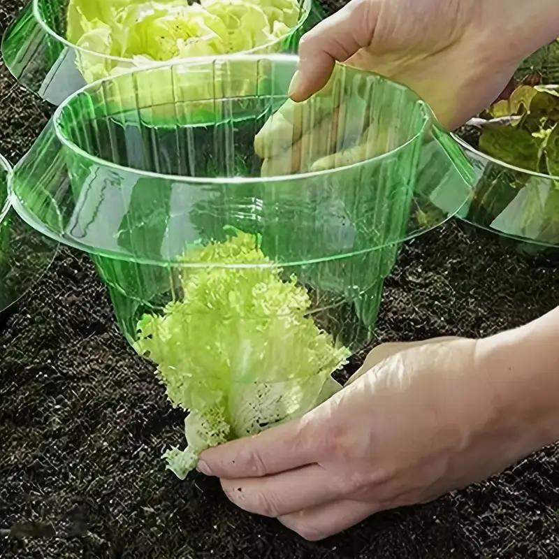 10/5/1PCS Durable Planting Protective Plastic Snail Protection Rings Plant Cover Vegetable Protective Cover Flower Pot Cover