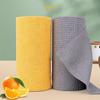 1 Roll(12шт) 25x25 см Одноразовая тряпка для посуды, Рулон микрофибровых полотенец, Очищающее полотенце с отрывным краем, Многоразовое моющееся микрофибровое полотенце