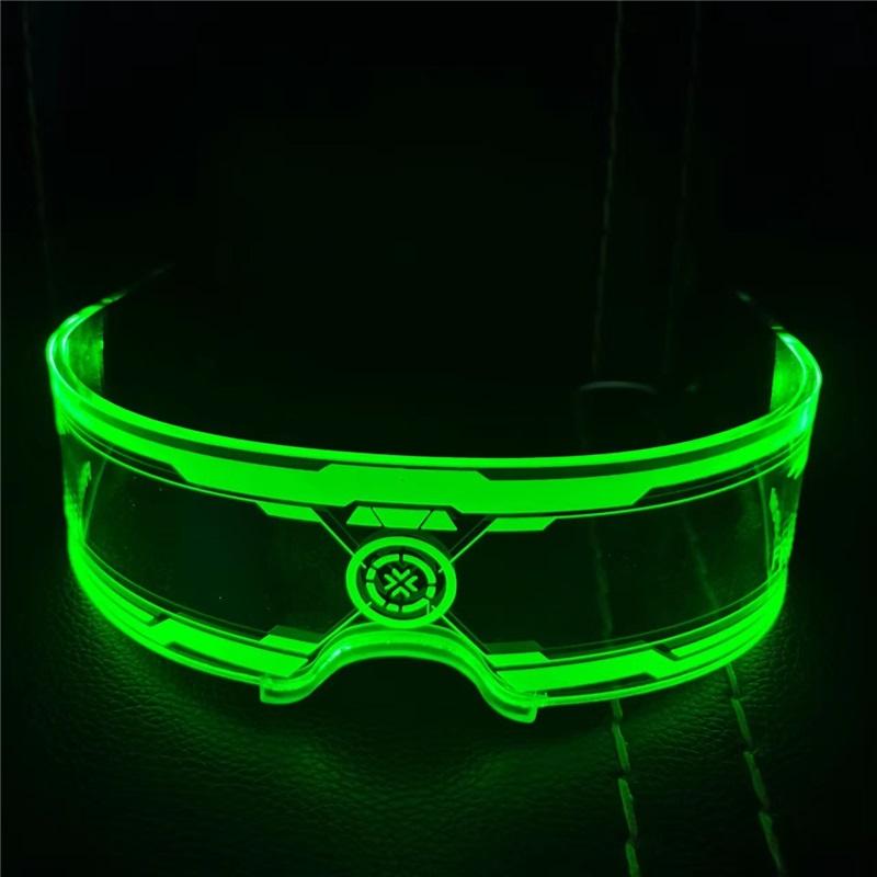 Новейшие светодиодные очки со свечением, светящиеся очки, технология Future Glow, очки для вечеринки, костюм, солнцезащитные очки, ночной клуб, DJ, танцевальная вечеринка, декор