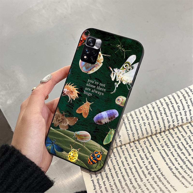 Phone Case For Xiaomi Redmi note 14 Pro 14 13 12 11 10 Pro 14S 12S 11S Redmi 14C 13C 10 Insects Bugs