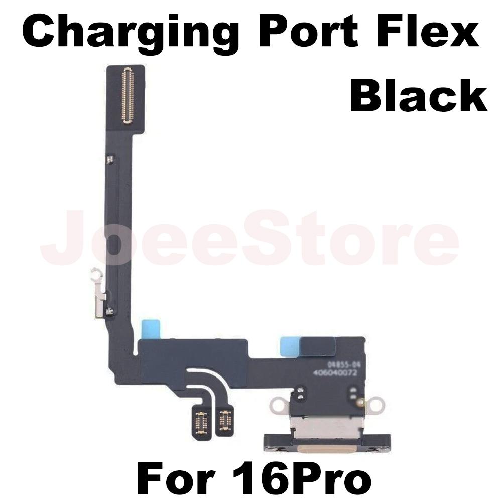 Шлейф зарядного порта для iPhone 15 16 Pro Max Plus 15Pro 16ProMax Разъем док-станции USB-зарядки с шлейфом микрофона Ремонт