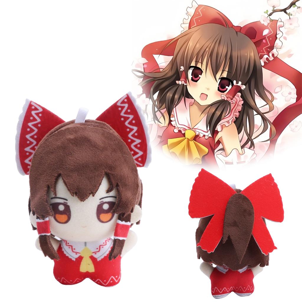 Lovely Hakurei Reimu Plush In Stock fumo×fumo TouHou Project Reimu Stuffed Doll Kawaii Gift Kid Birthday Xmas Gifts Home Decor