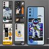 Чехол для Samsung Galaxy S20 FE S22 Ultra S21 Plus Роскошный мягкий чехол для телефона S10 S9 S8 S10e S7 Силиконовый чехол Funda Fashion Cool Astronaut
