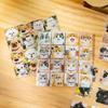20sheets Hairy Diary Series Kawaii Ins Cartoon Cat and Dog Die Cutting Sticker Book DIY Handmade Scrapbook Aesthetic Stationery