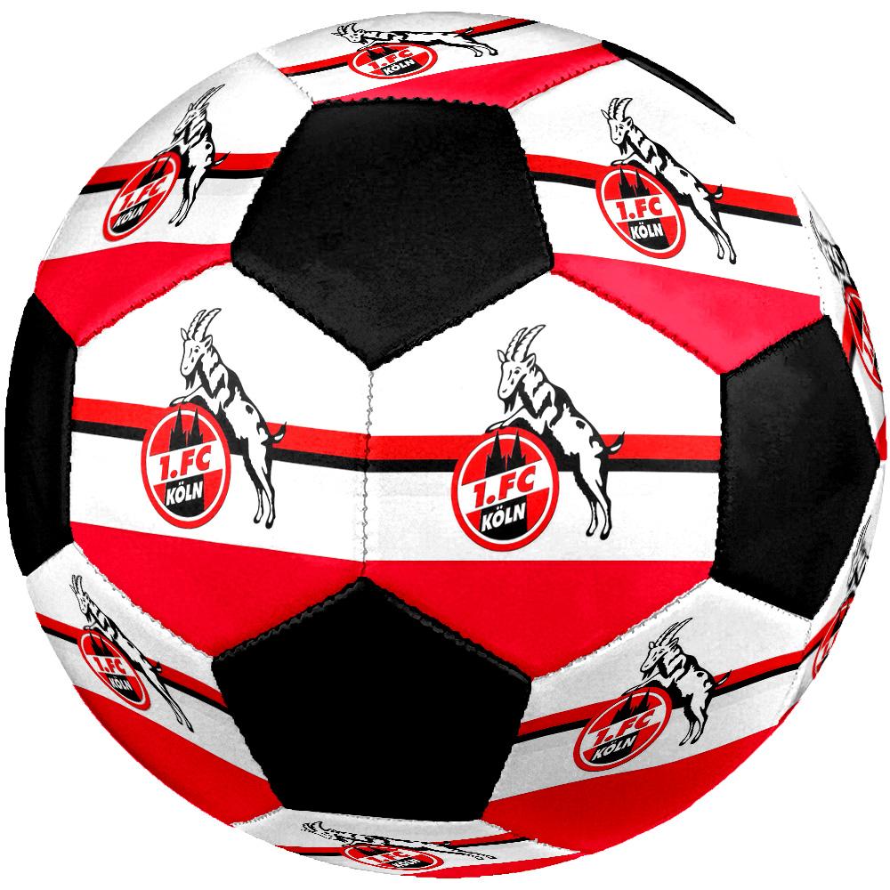 1. FC Köln Soccer Ball Colorful All Ages Machine Stitched PVC Competition Ready Durable High-Bounce.SIZE5
