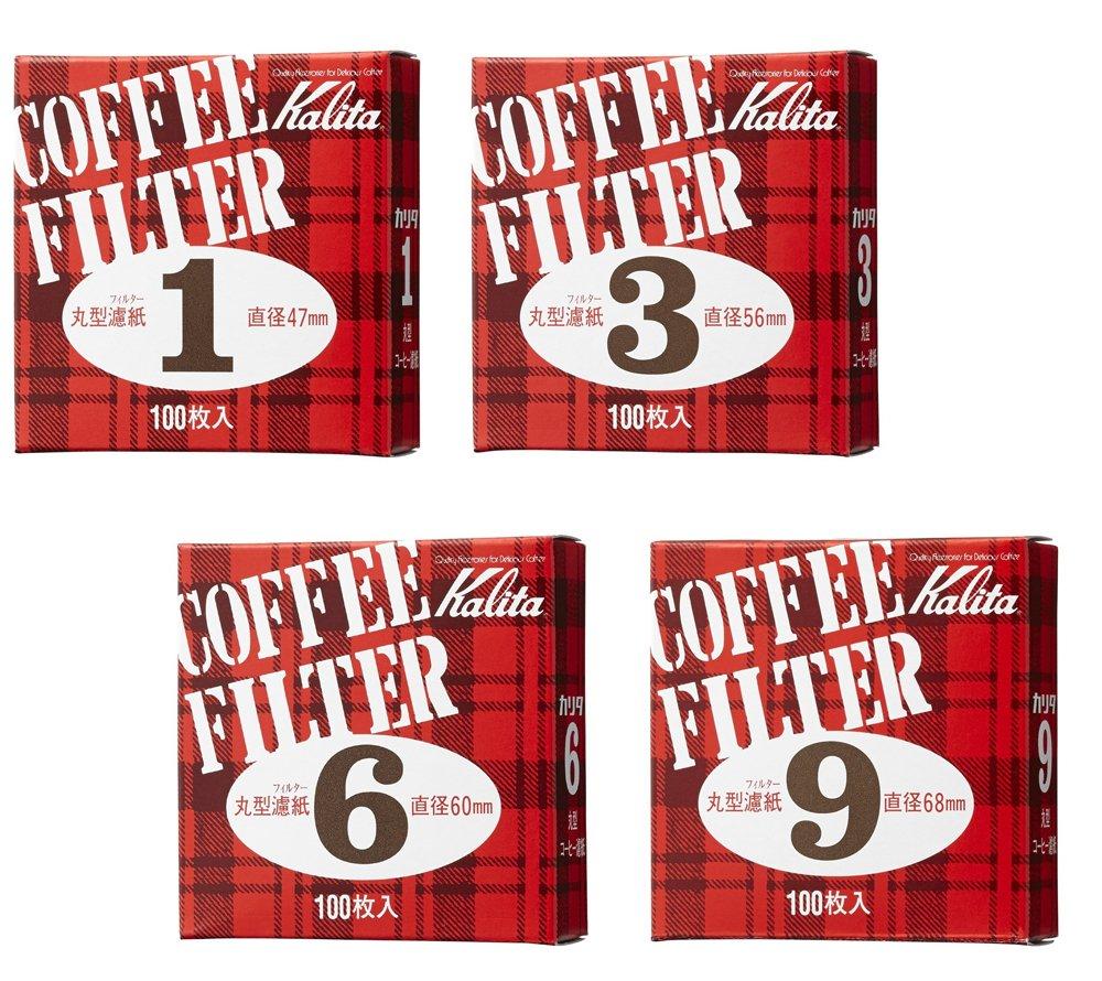 Kalita Фильтр из кофейной бумаги для раскрытия аромата Mocha Express #1 Круглый фильтр из бумажного волокна 1 100 листов Диаметр 47 мм Белый #21003 Стильный кемпинг
