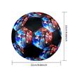 Blue Hedgehog Indoor Soccer Ball Colorful All Ages Size 5 Machine Stitched PVC Competition Ready Durable High-Bounce