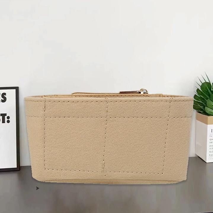 Мини-сумка-вкладыш для сумки-вкладыша из фетра Longchanp, поддерживающий разделитель, сумка-вставка для сумки среднего размера