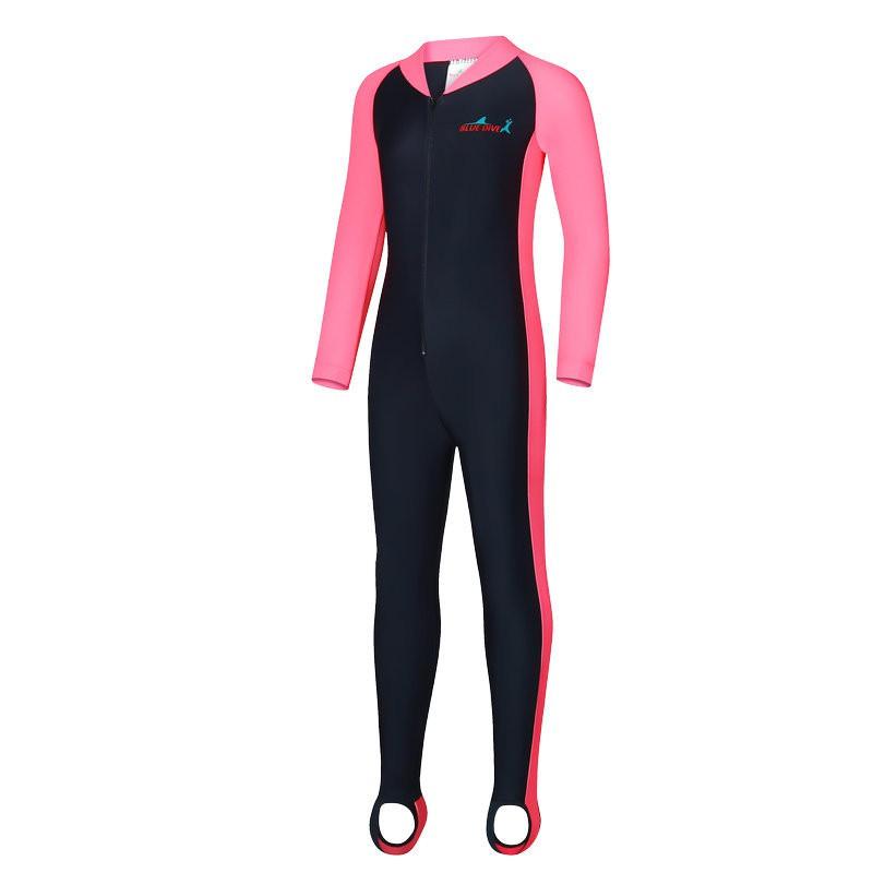 Kids UV Protection Rash Guard Swimwear Surfing Diving Swimming Quick Dry Breathable Long Sleeve Sunsuit Boys Girls