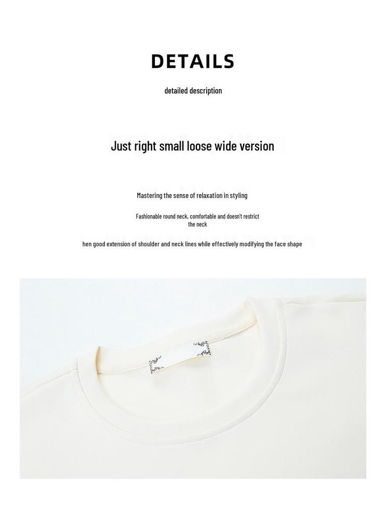 Женский свитшот большого размера с вышивкой - Стильный свободный крой для весны и осени