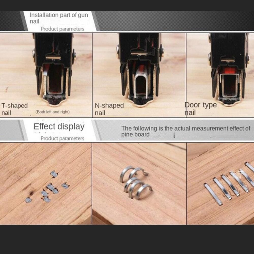 Мощный гвоздезабиватель 4 в 1 Ручная забивка Новая скоба Деревообработка и бытовое использование