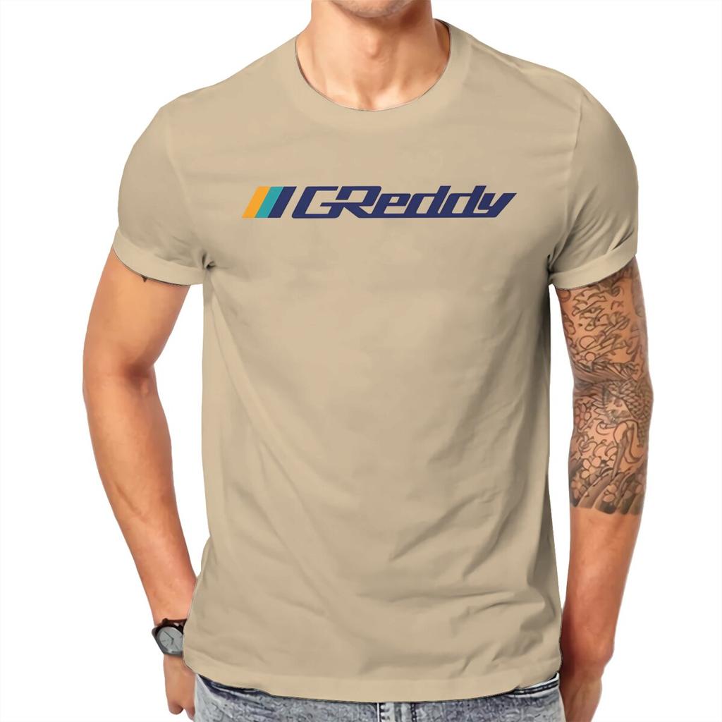 Мужская футболка с графикой Gran Turismo GREDDY, винтажная летняя хлопковая футболка с коротким рукавом
