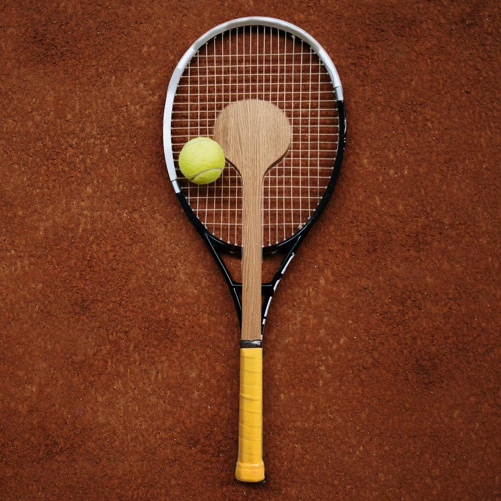 Tennis Sweet Pointer Spoon Wooden Practice Mid Sweet Point Hitting Equipment