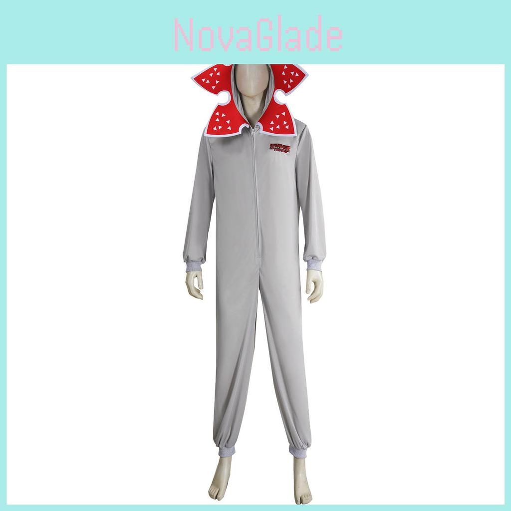 Stranger Things 5 Cosplay Costume With Blowout Face Plant Monster Jumpsuit For Adults And Teens