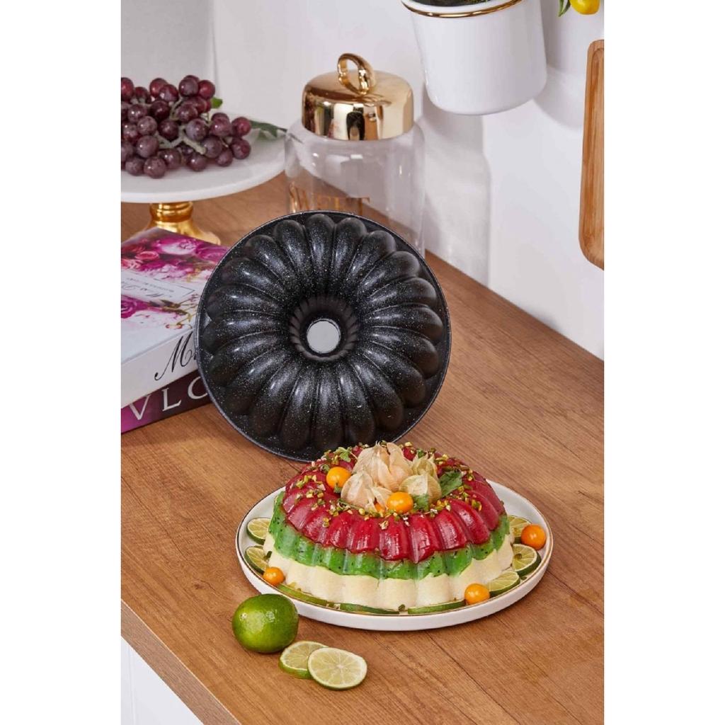 Asian Granite Cast Cake Mold Closely Sliced cake Mold 26 Cm