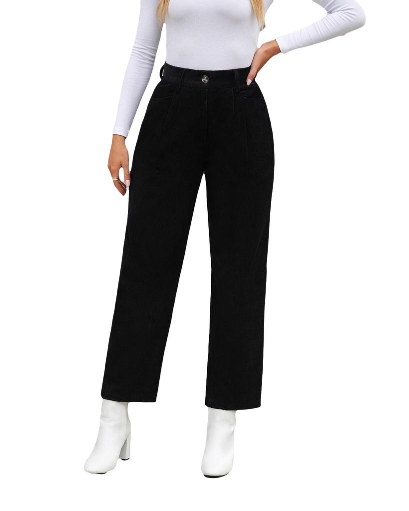 Azura Exchange Брюки прямого кроя с высокой талией