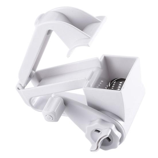 Manual Cheese Grater with Handle Food Grade BPA Free Widely Used Chocolate Nut Handheld Rotary Cheese Grater Tool