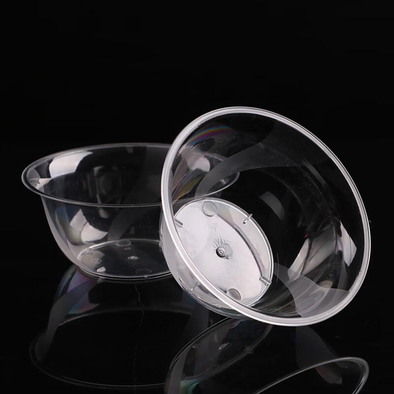 Crystal-Clear Hardened Disposable Soup Bowl