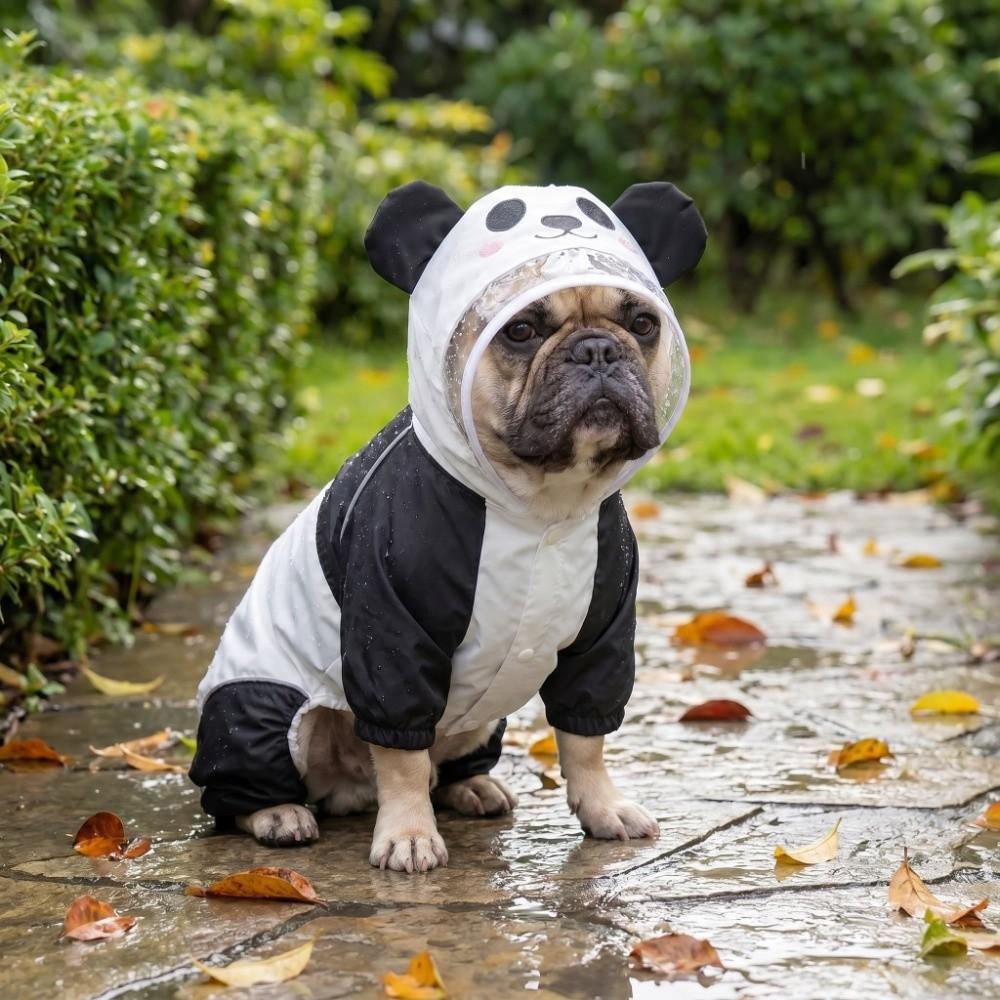 High Visibility Dog Rain Cloak Waterproof Pet Clothes Pet Rain Jacket for Walking