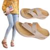 Fashion SyfIyno Women Wedge Retro Clip Toe Platform Slippers Woman Summer Non Slip Flip Flops Female Outdoor Beach Slippers Plus Size 42
