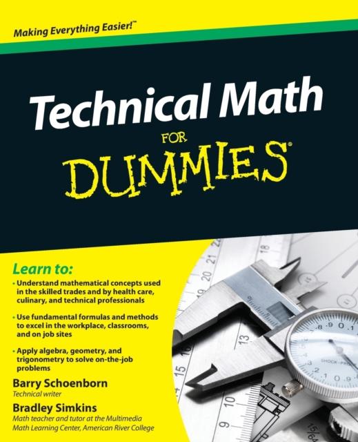 Книга Technical Math For Dummies