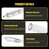2PCS Brake Bleeder Hose,One Way Check Valve Tube Bleeding Tool Kit For Car Motorcyle Clutch For Men,2025 Upgraded Universal Brake Fluid Bleeder With