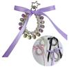 Multifunctional Beaded Keychain Pendant Stylish Bag Charm Beaded Bowknot Bag Pendant Stylish Key Adornment for Daily