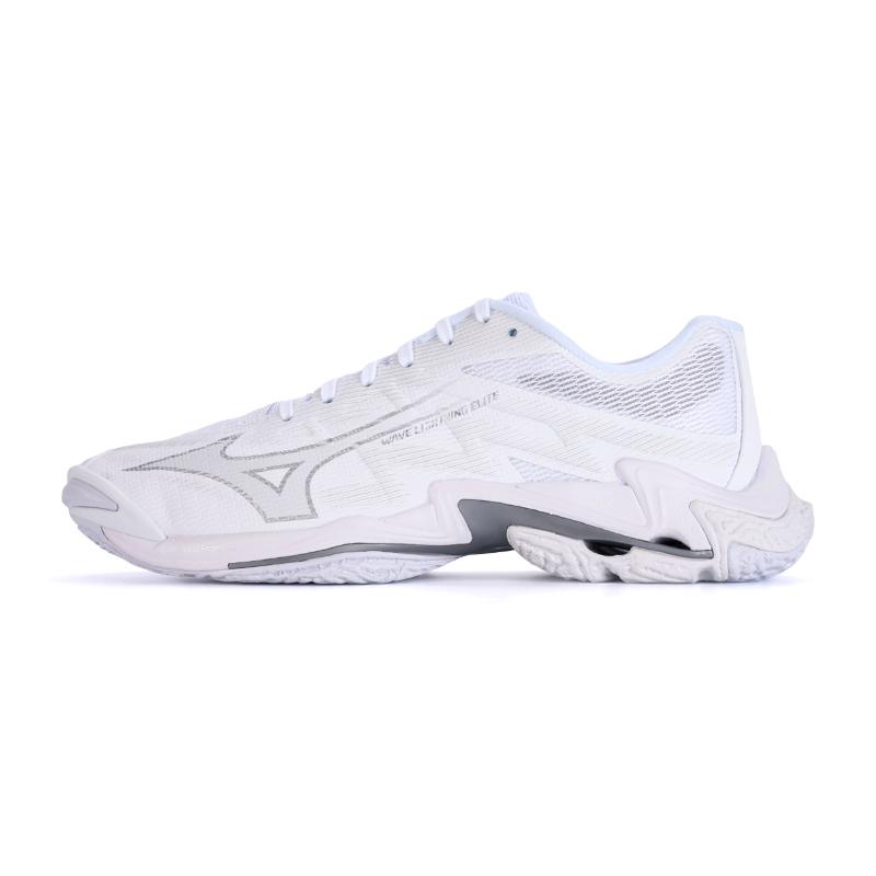 Mizuno Волейбольные кроссовки Wave Lightning Elite Unisex Низкие Серебристо-белые V1GA260053