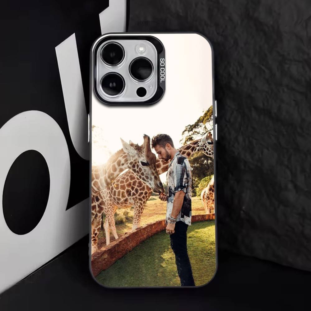 Sam Kolder Чехол для телефона для iPhone 17,16,15,14,13,12,11 Plus,Pro Max,XS,Красочный Серебристо-Черный Чехол