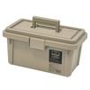 JEJ Astage S Series Toolbox Made In for Outdoor Storage and Sand 38cm Wide X 22cm Deep X 19cm High ST380S, Japan, Camping, Beige,