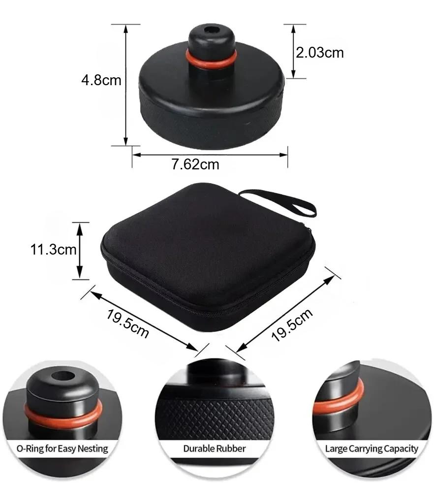 4 шт. автомобильный резиновый домкрат, адаптер, инструмент, чехол для хранения шасси, подходящие автомобильные аксессуары, амортизатор для домкрата шасси