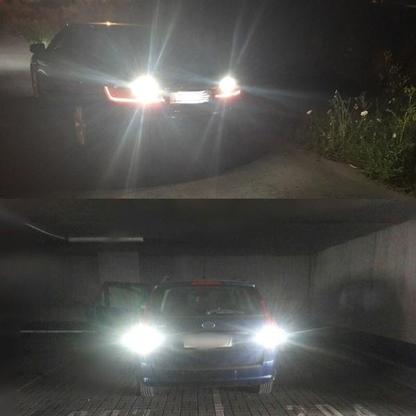 2шт 110W Cree Led дальнего света 8000K Автомобильные противотуманные фары H4 H7 Белый свет