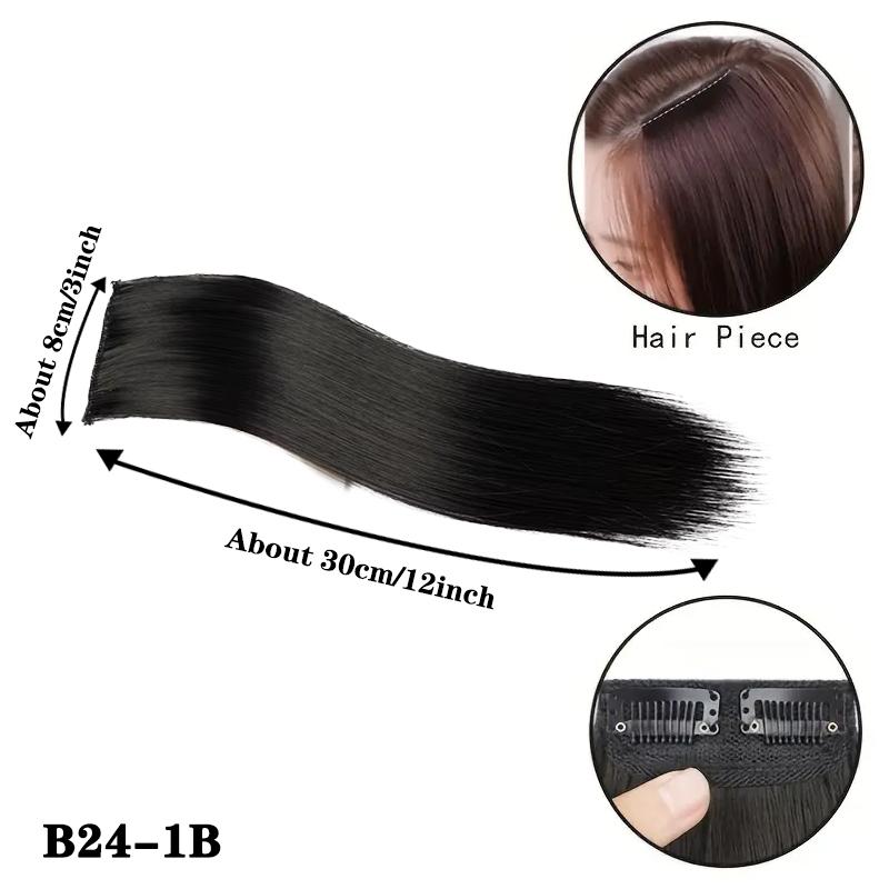 LISI HAIR Синтетические короткие прямые волосы, накладные пряди, гладкие и пушистые волосы на заколках, увеличивающие объем волос, аксессуары