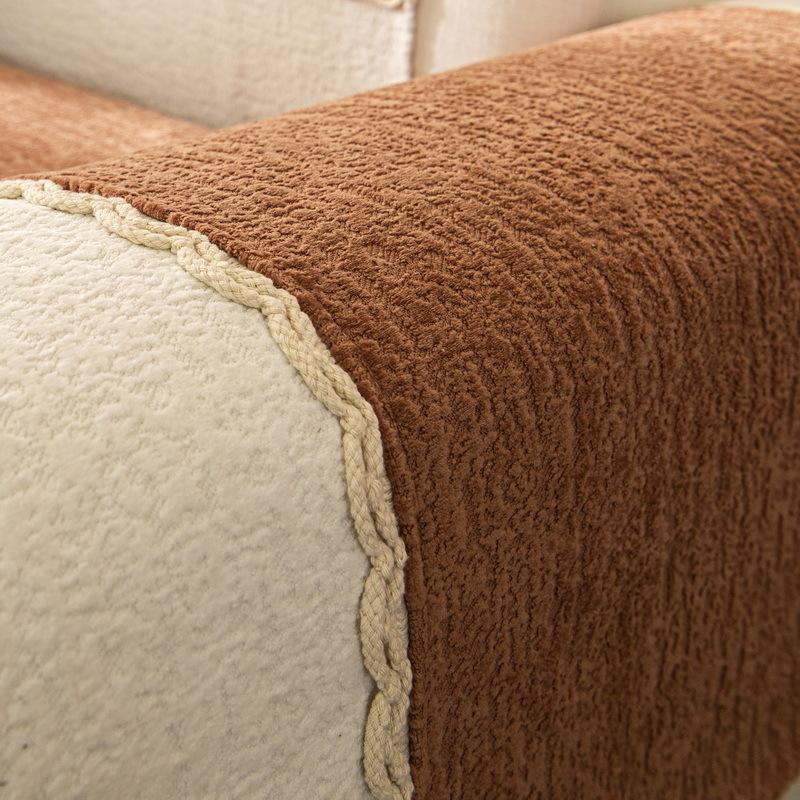 Light Luxury Sofa Cushion, New Four-Season Universal Non-Slip Seat Cushion, Autumn And Winter Advanced Leather Sofa Cover Towel