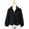 IENA Japan Made 100% Wool 3/4 Sleeve Short Coat Navy Free Size Ladies M(USED)
