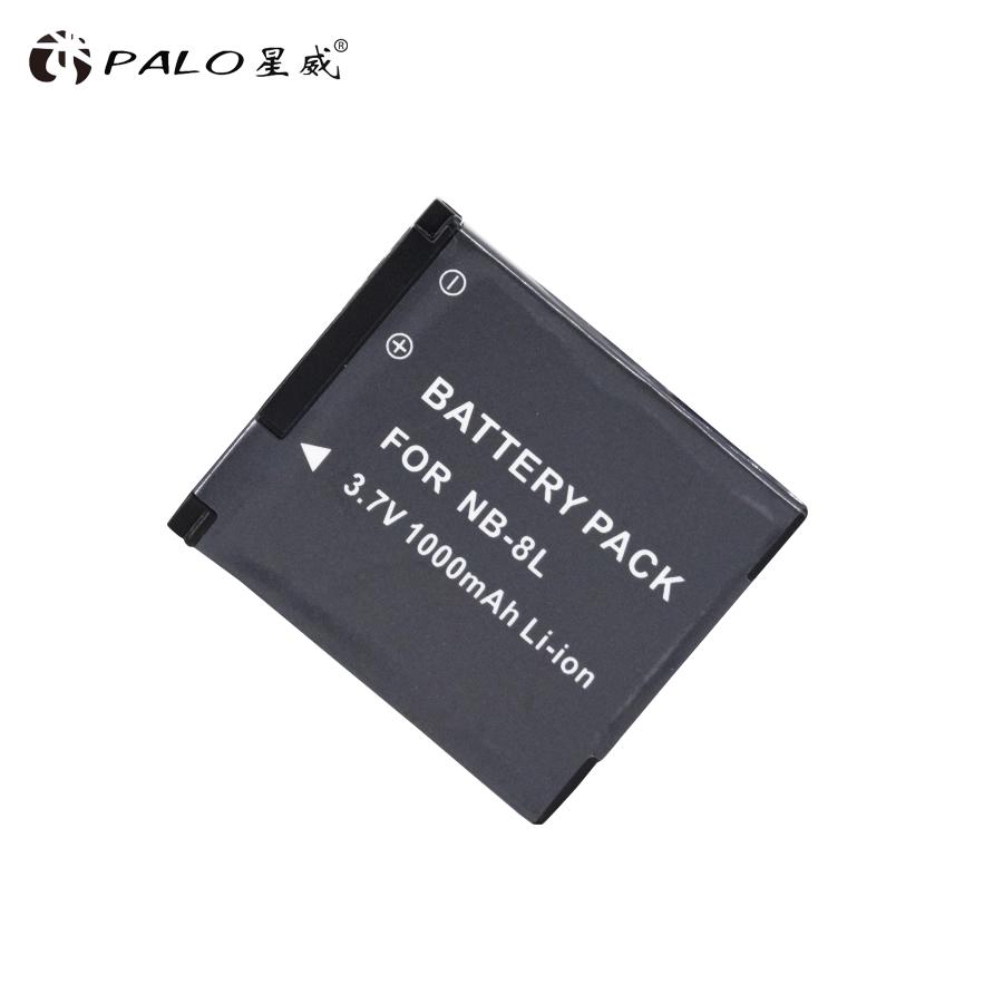PALO 1 шт. аккумулятор для Canon NB-8L NB8L NB 8L литий-ионный аккумулятор для Canon PowerShot A3300 A3200 A3100 A2200 A1200 IS аккумулятор для камеры
