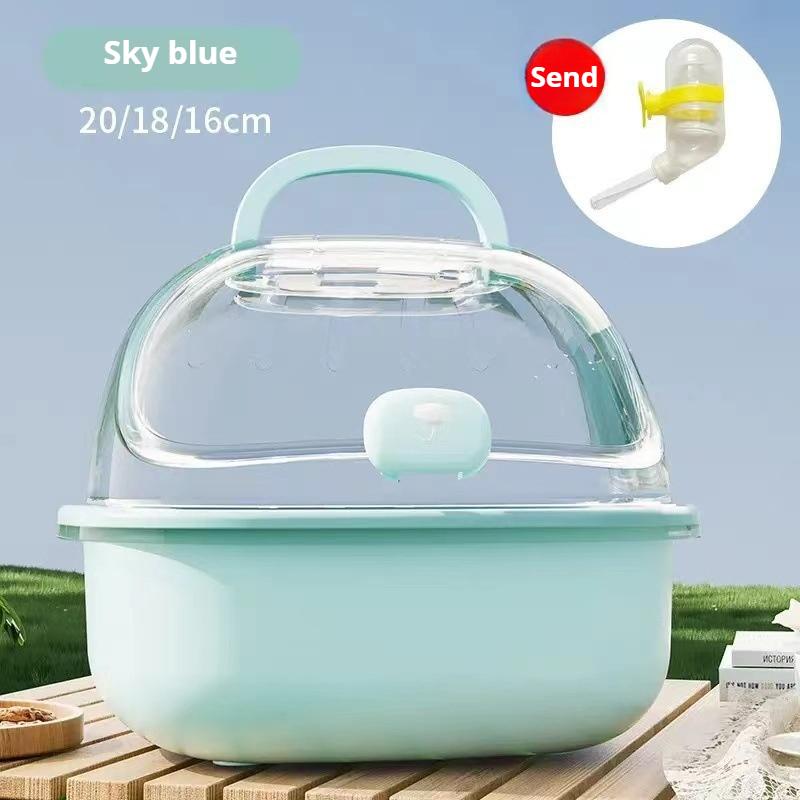 Товары для животных Клетка для хомяка Уличная клетка Прозрачная портативная сумка