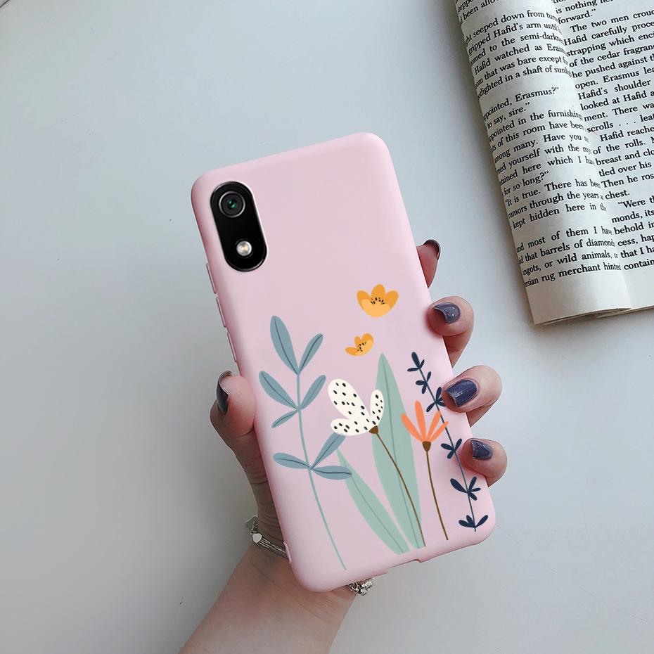 For Xiaomi Redmi 7A Case Daisy Sunflower Painted Soft Silicon Phone Back Cover Cases For Xiaomi Redmi 7A 7 A Redmi7A Case Fundas