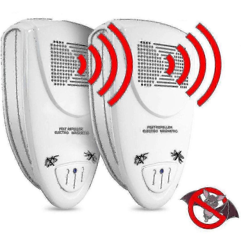 Ultrasonic Bat Repellent Pack Of 2 - Get Rid Of Bats In 72 Hours SZRH A-F