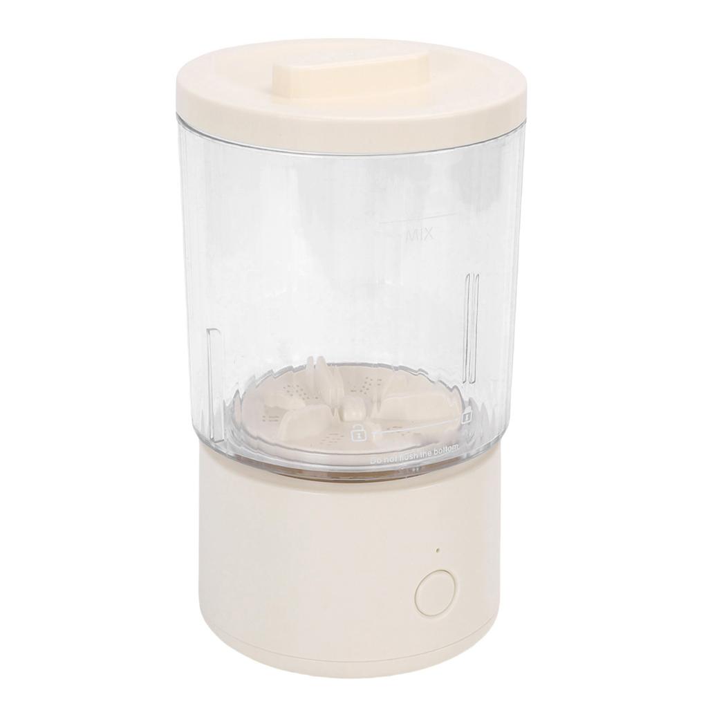 Портативная стиральная машина 1,6 л Перезаряжаемая беспроводная складная стиральная машина для нижнего белья для детской одежды Путешествия Квартира Автодом Белая